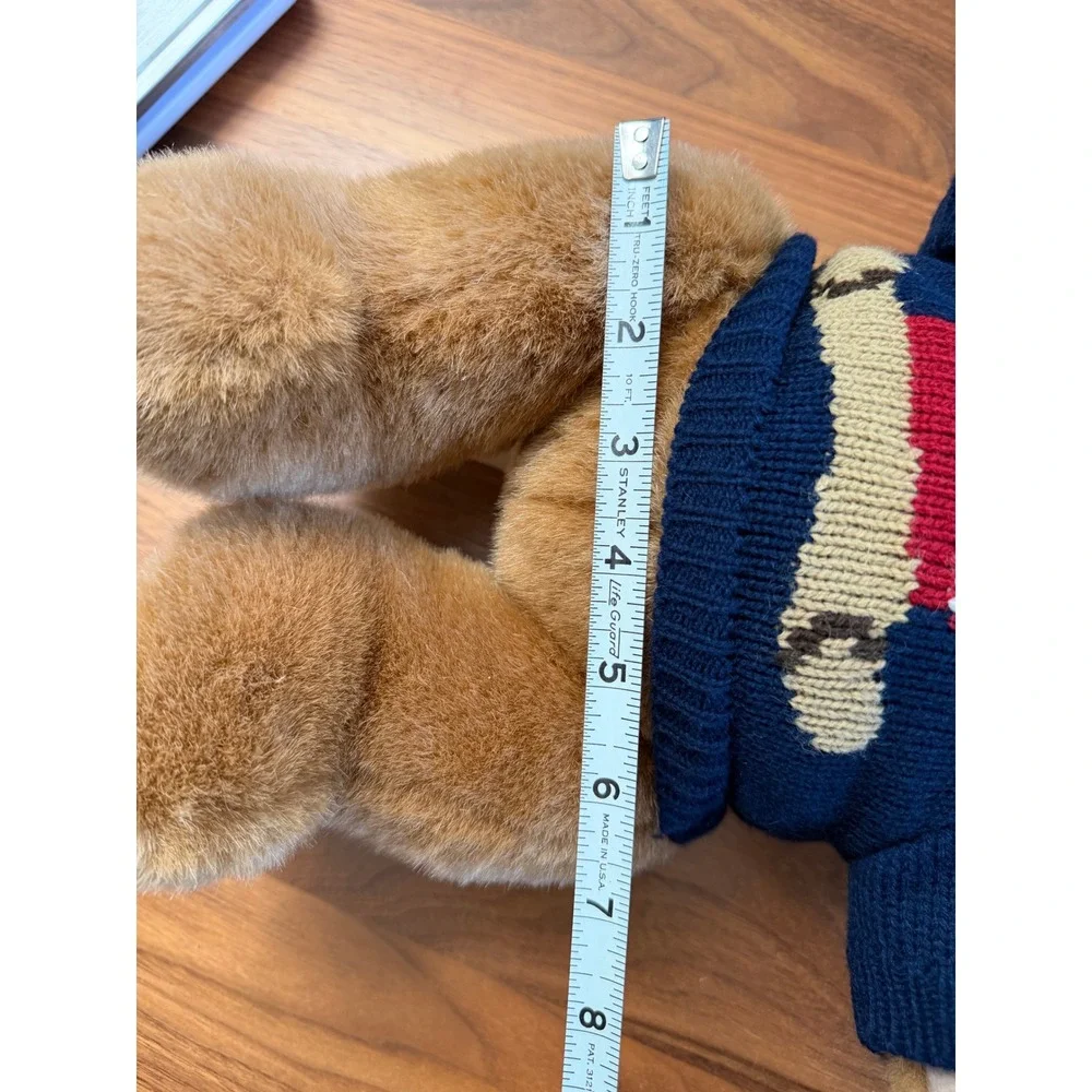 VTG Ralph Lauren Polo Bear Plush Polo Sweater Classic Americana1997
